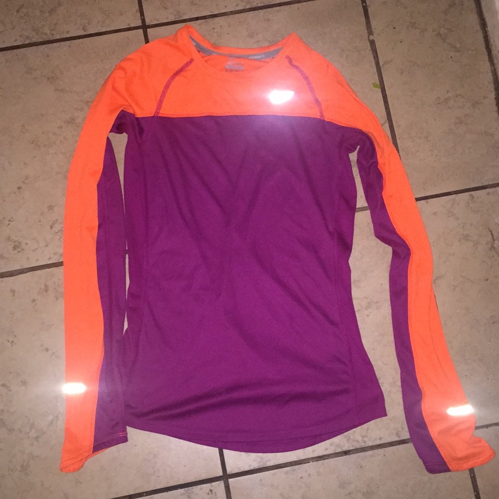 Purple And Orange Bright Colored Nike Long Sleeve